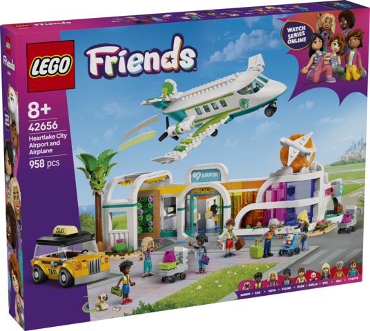 LEGO® Friends Heartlake City Airport and Airplane Building Kit Playset 42656