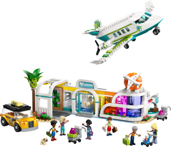LEGO® Friends Heartlake City Airport and Airplane Building Kit Playset 42656 - Image 2