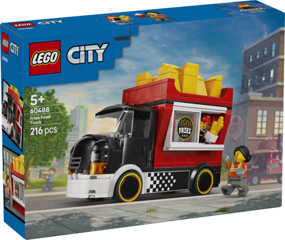 LEGO® City Fries Food Truck - Toy Building Set 60488