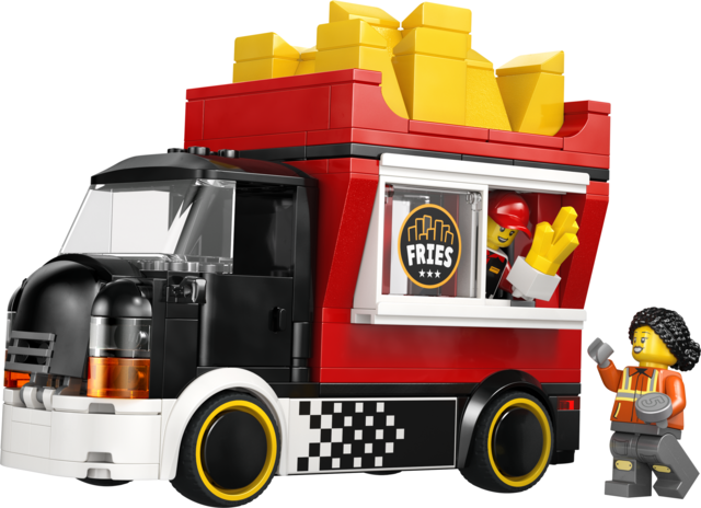 LEGO® City Fries Food Truck - Toy Building Set 60488 - Image 2