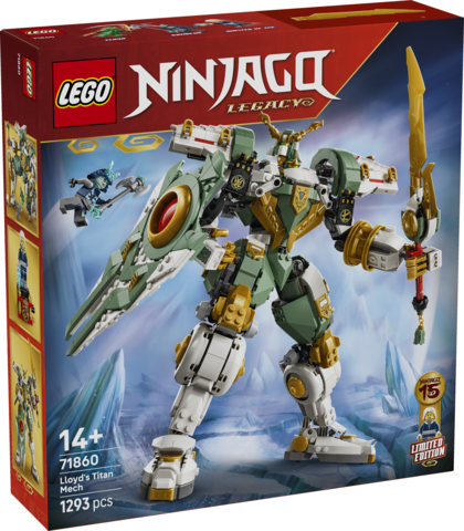LEGO® NINJAGO® Lloyd’s Titan Mech 15th Anniversary Toy 71860
