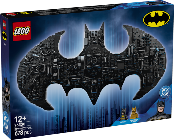 LEGO® DC Batman™: Batman Logo, Super Hero Building Toy 76330