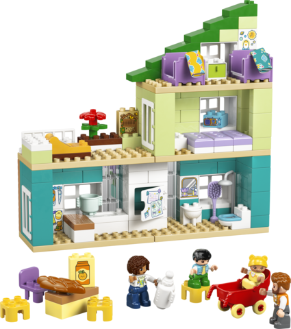 LEGO® DUPLO® Town 3 in 1 Modern Family House with Figures 10470 - Image 2