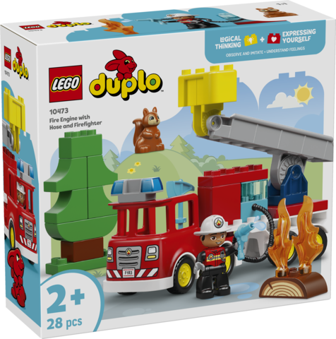 LEGO® DUPLO® Town Fire Truck with Hose and Firefighter 10473