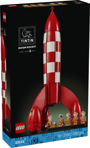 LEGO® Ideas Tintin® Moon Rocket Building Kit 21367