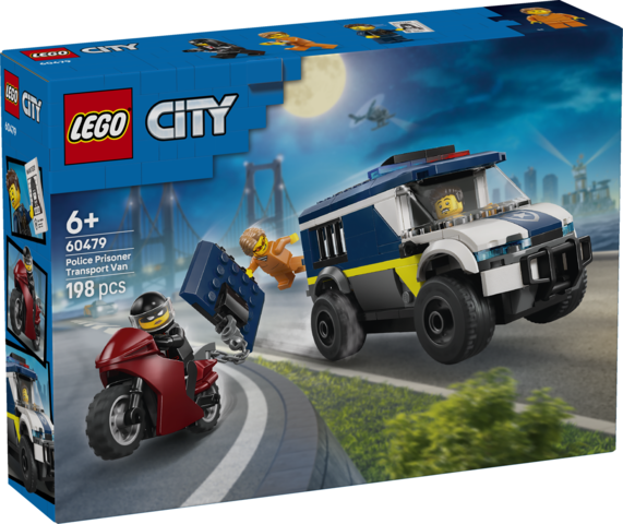 LEGO® City Police Prisoner Transport Van Building Toy 60479