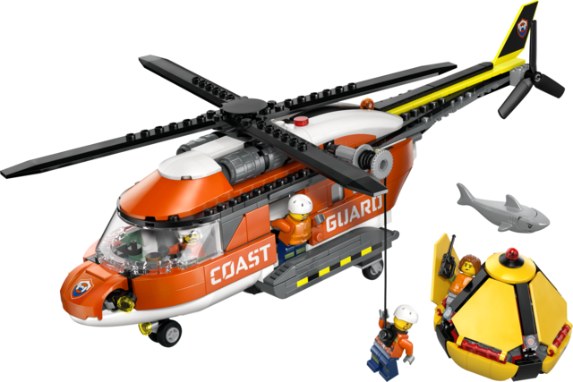 LEGO® City Coast Guard Helicopter Toy Building Set 60503 - Image 2