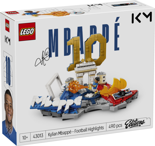 LEGO® Editions Kylian Mbappé – Soccer Highlights 43013