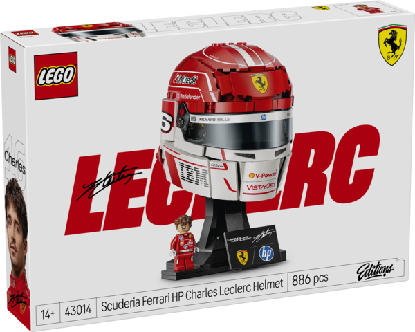 LEGO® Editions Scuderia Ferrari HP Charles Leclerc Helmet 43014
