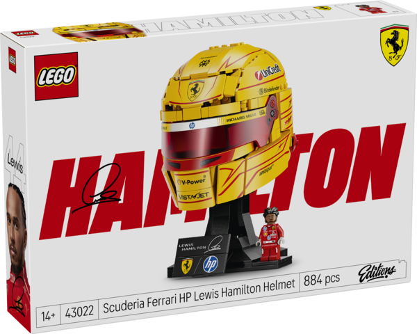 LEGO® Editions Scuderia Ferrari HP Lewis Hamilton Helmet 43022