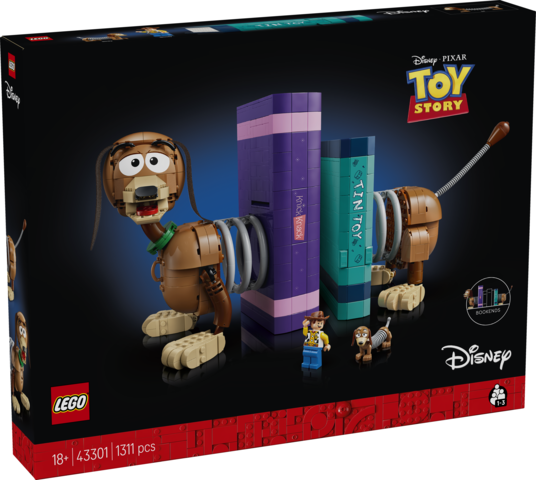 LEGO® ǀ Disney and Pixar Toy Story Slinky Dog Bookends 43301