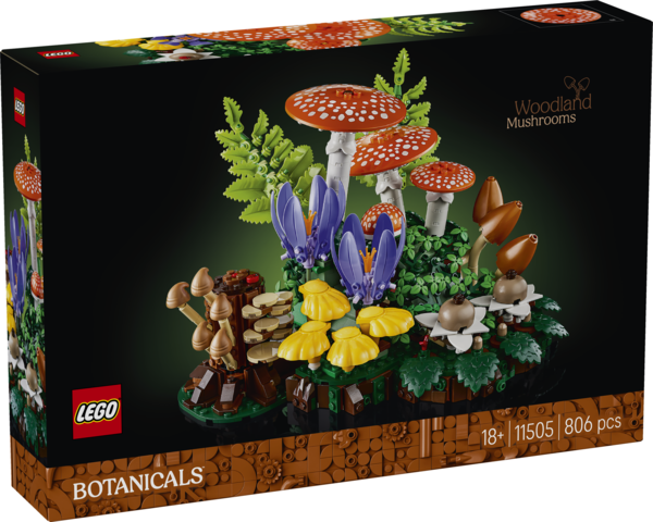 LEGO® Botanicals Woodland Mushrooms Building Set 11505