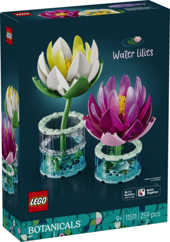 LEGO® Botanicals Water Lilies Flower Building Set 11511