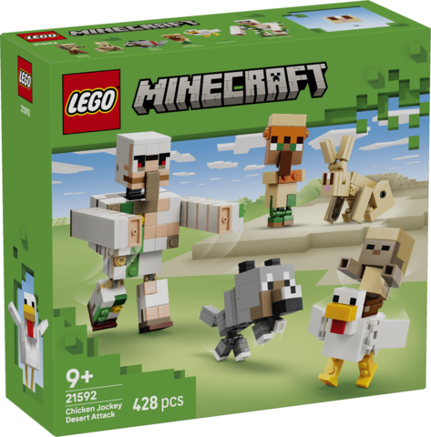 LEGO® Minecraft® Chicken Jockey Desert Attack Toy 21592