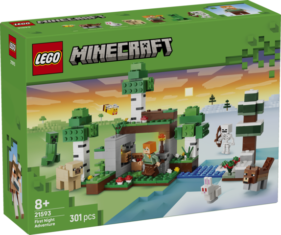 LEGO® Minecraft® First Night Adventure Building Toy 21593