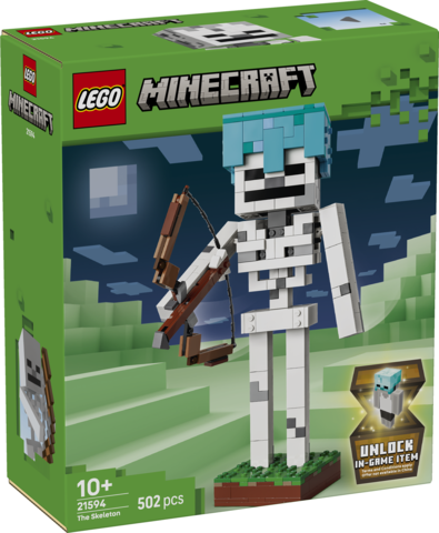 LEGO® Minecraft® The Skeleton Gaming Decor Toy 21594