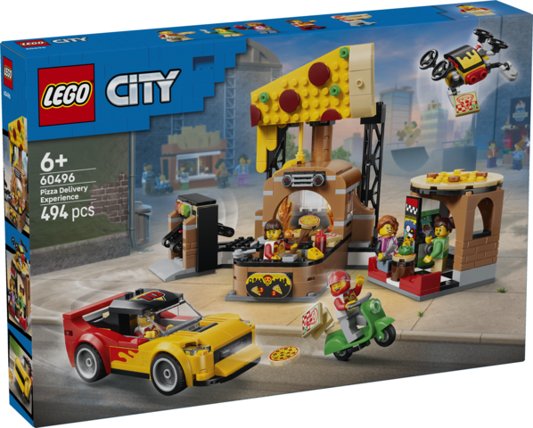 LEGO® City Pizza Delivery Experience with Vehicles - 60496
