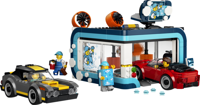 LEGO® City Drive-Through Car Wash - Building Kit 60497 - Image 2