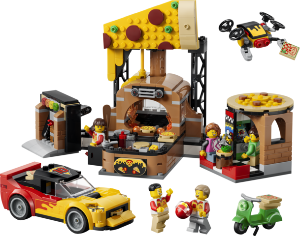 LEGO® City Pizza Delivery Experience with Vehicles - 60496 - Image 2