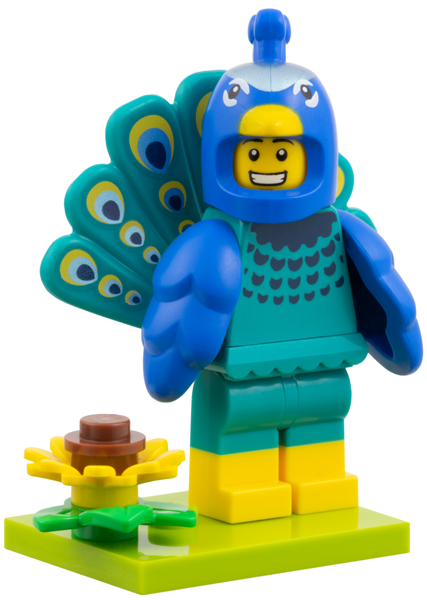 LEGO® Minifigures Animal Series 28 - 71051 - Peacock Costume Fan