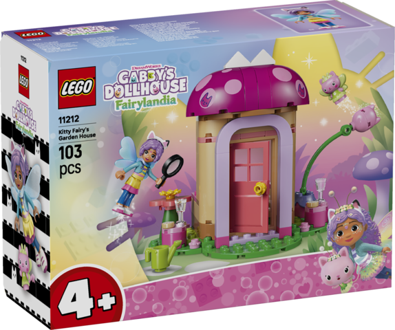 LEGO® Gabby’s Dollhouse Kitty Fairy’s Garden House Toy 11212