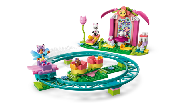 LEGO® Gabby’s Dollhouse Fairy Roller Coaster and Tea Party 11214 - Image 2