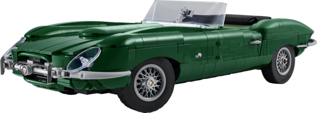 LEGO® Icons Jaguar E-Type - Classic Sports Car Model 11381 - Image 2