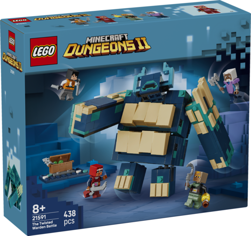 LEGO® Minecraft® The Twisted Warden Battle Gaming Toy 21591