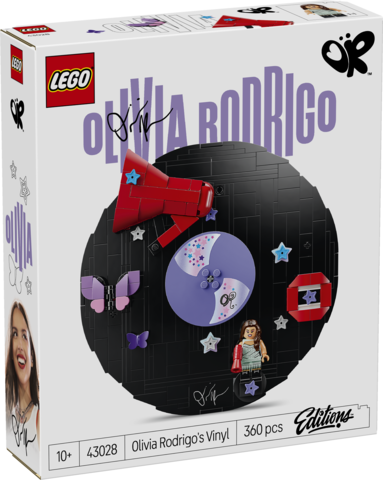 LEGO® Editions Olivia Rodrigo’s Vinyl Building Set for Kids 43028