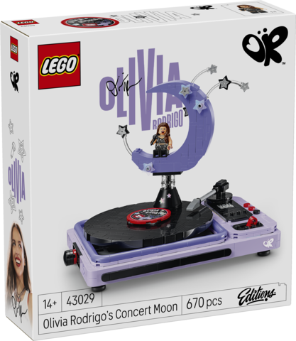 LEGO® Editions Olivia Rodrigo’s Concert Moon Building Set for Teens 43029