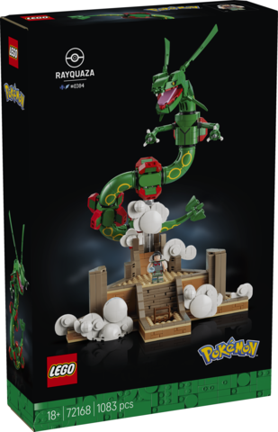 LEGO® Pokémon™ Rayquaza Decor Figure Building Set 72168