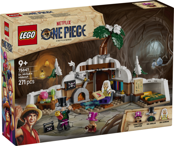 LEGO® ONE PIECE Dr. Hiriluk’s Hideout and Minifigures 75641