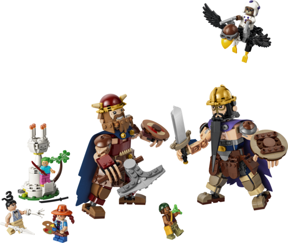 LEGO® ONE PIECE Dorry vs. Brogy – Giants of Little Garden 75644 - Image 2