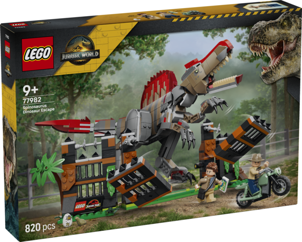 LEGO® Jurassic World Spinosaurus Dinosaur Escape Toy 77982