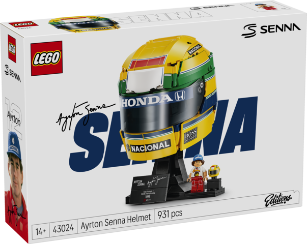 LEGO® Editions Ayrton Senna Helmet Building Set 43024