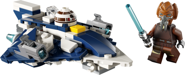 LEGO® Star Wars™ Plo Koon’s Jedi Starfighter™ Microfighter Building Toy 75400 - Image 2