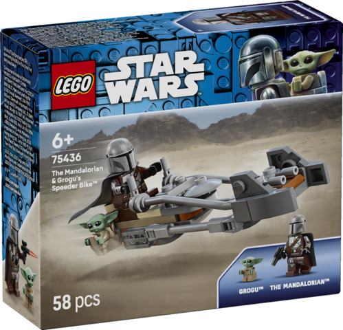 LEGO® Star Wars™ The Mandalorian & Grogu’s Speeder Bike™ 75436