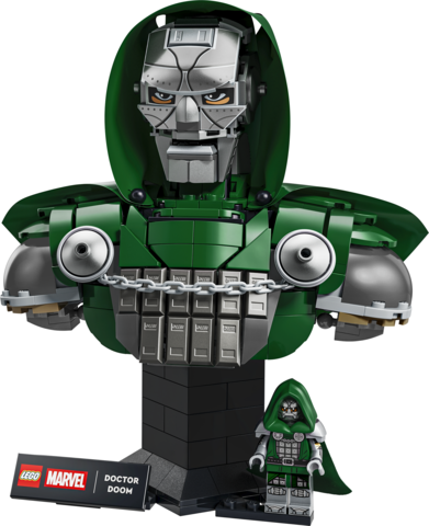 LEGO® ǀ Marvel Doctor Doom Bust Building Set 76345 - Image 2