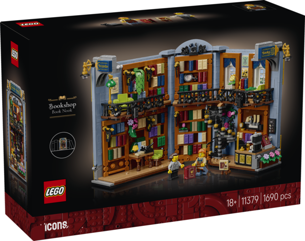 LEGO® Icons Bookstore: Book Nook Kit Building Set - 11379