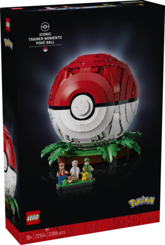 LEGO® Pokémon™ Iconic Trainer Moments Poké Ball Decor 72154